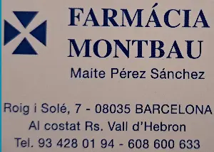 Patrocinador Farmacia Montbau Maite